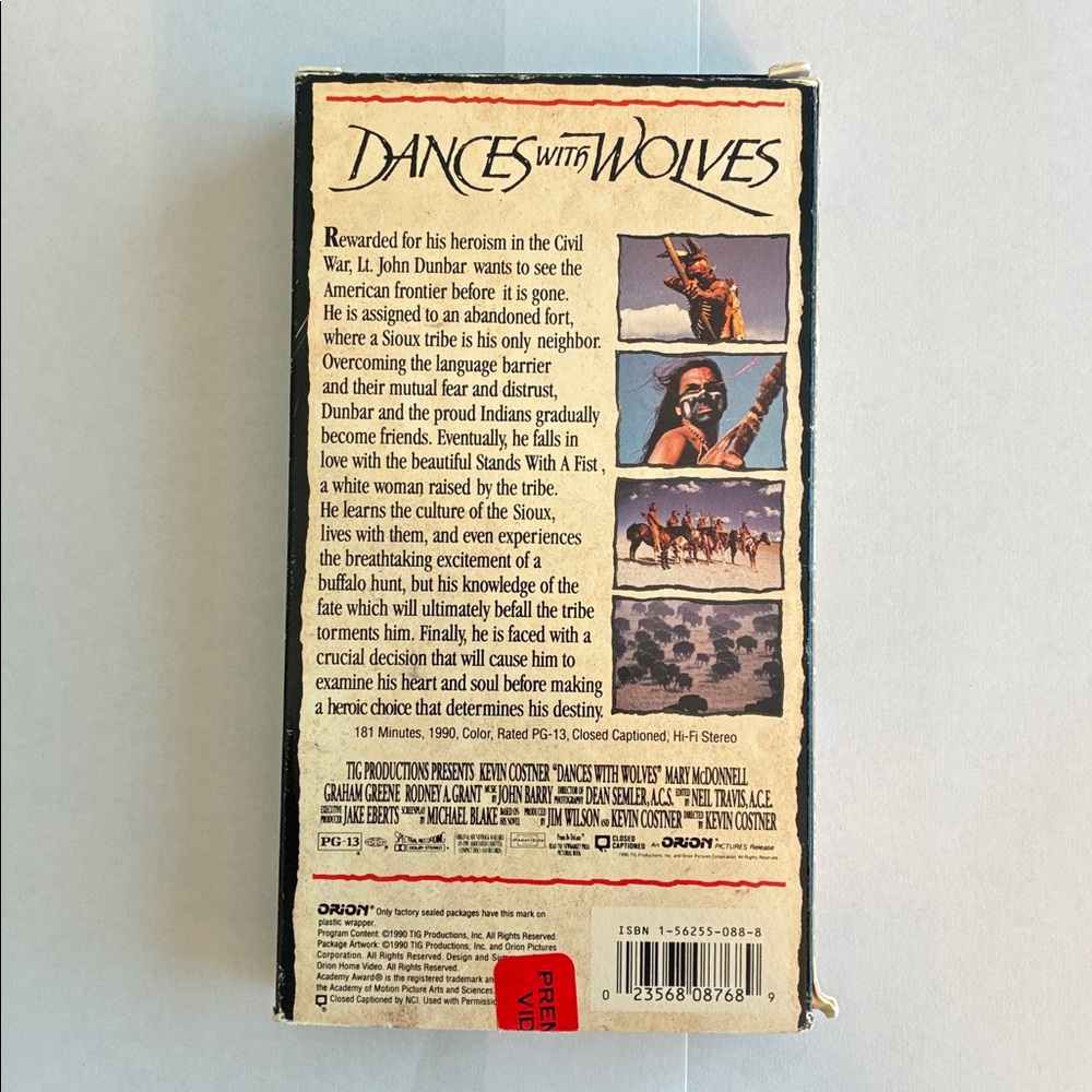 Vintage Dances With Wolves [VHS] - Picture 3 of 12